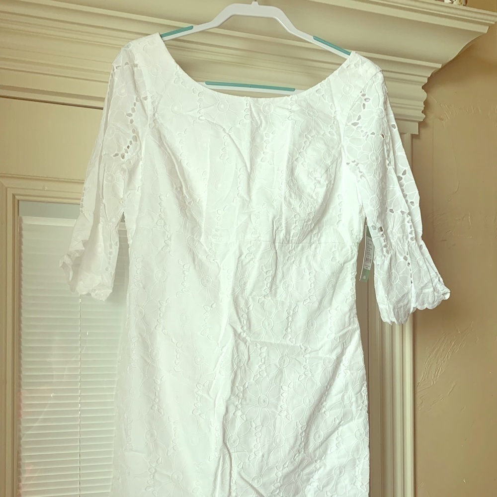 Lilly Pulitzer White Eyelet Shayna Dress - Picture 2 of 6